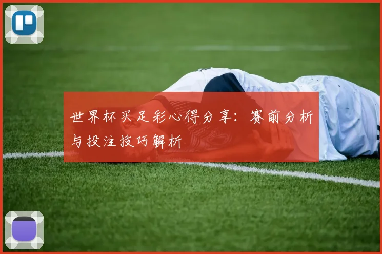世界杯买足彩心得分享：赛前分析与投注技巧解析